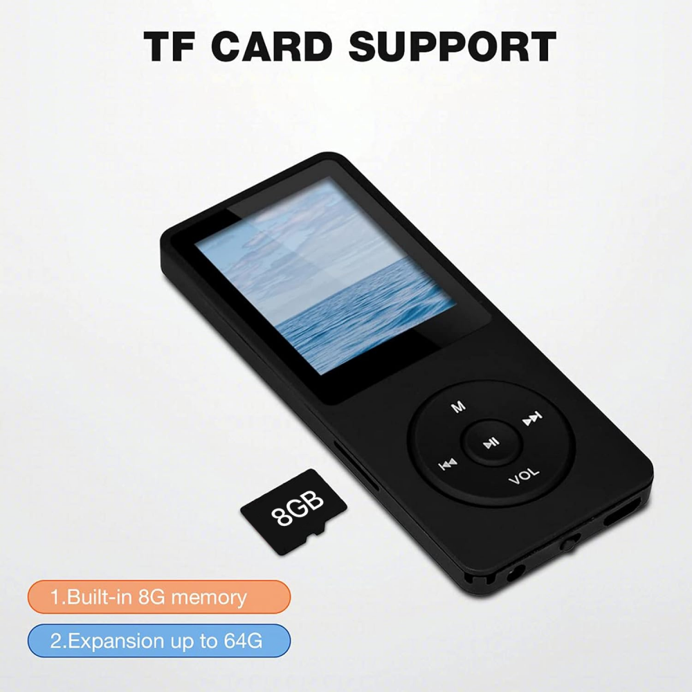MP4 player JWD 8GB crni