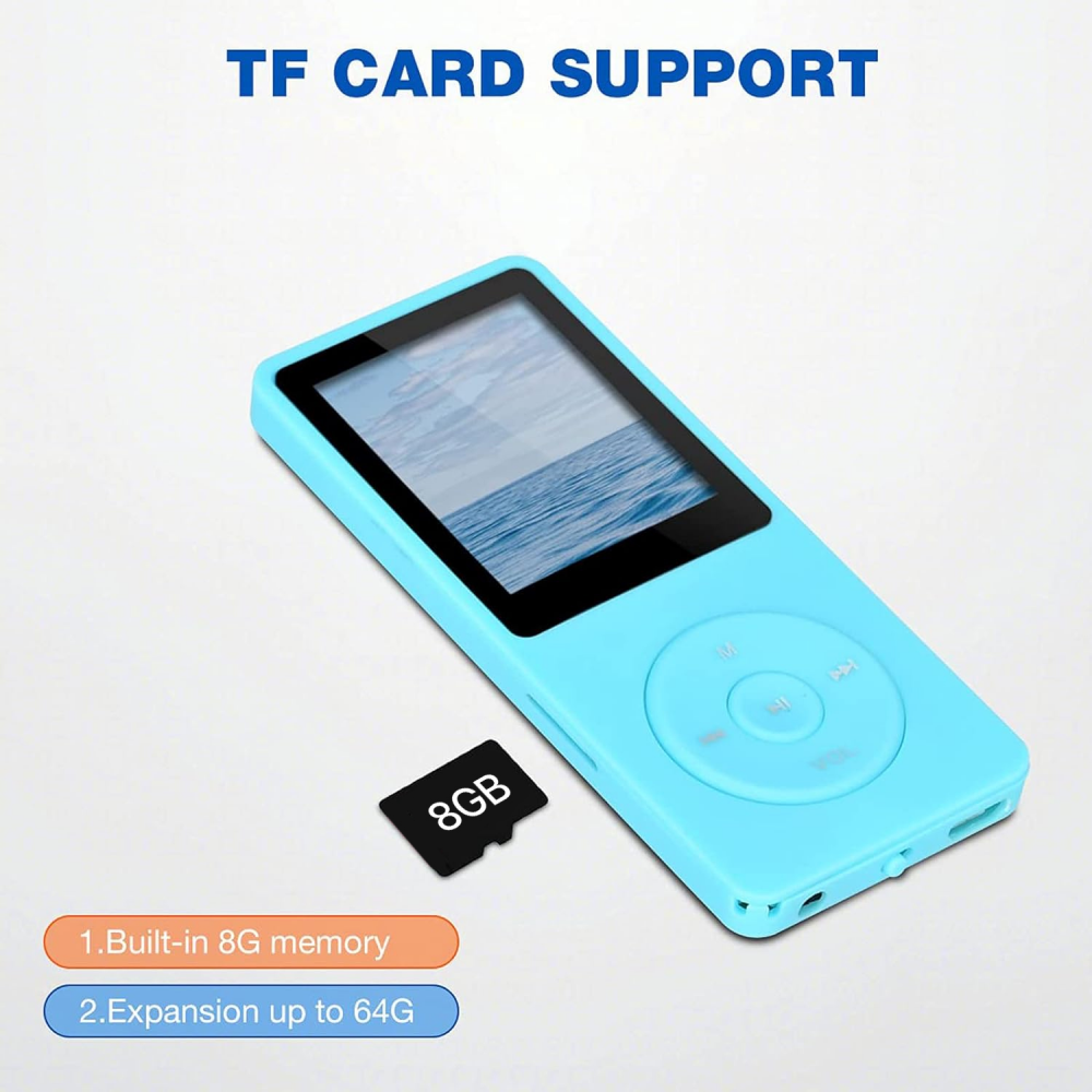 MP4 player JWD 8GB plavi