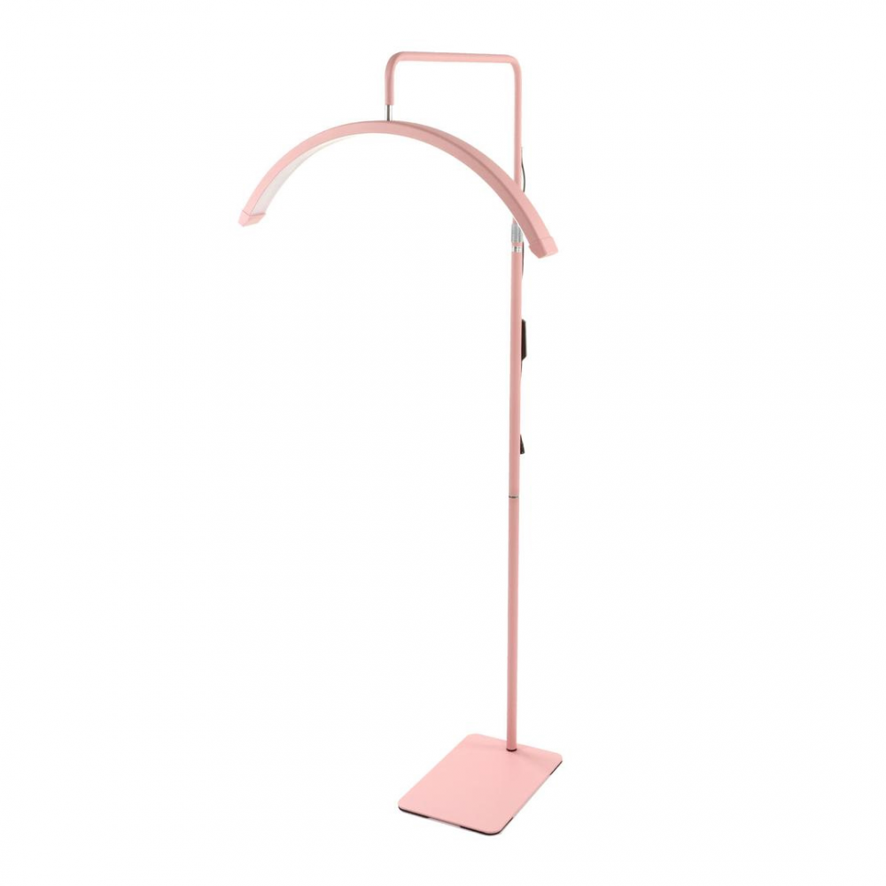 Podna LED lampa Half moon roze