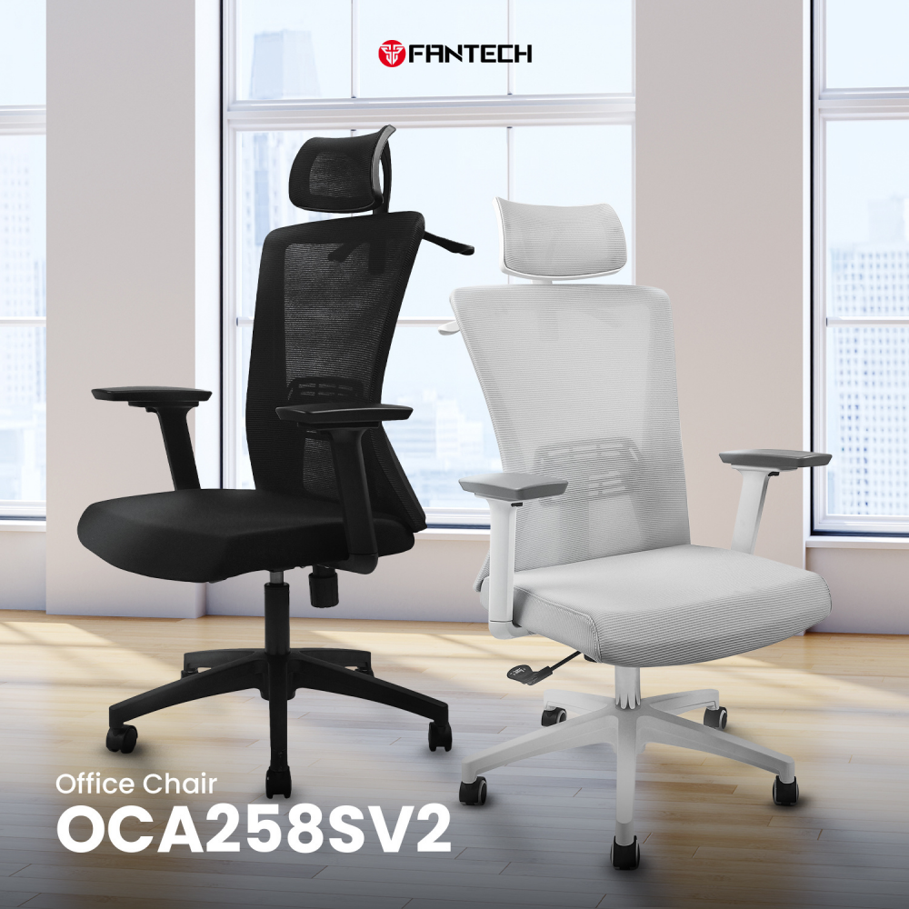 Stolica Office Fantech OC-A258SV2 siva