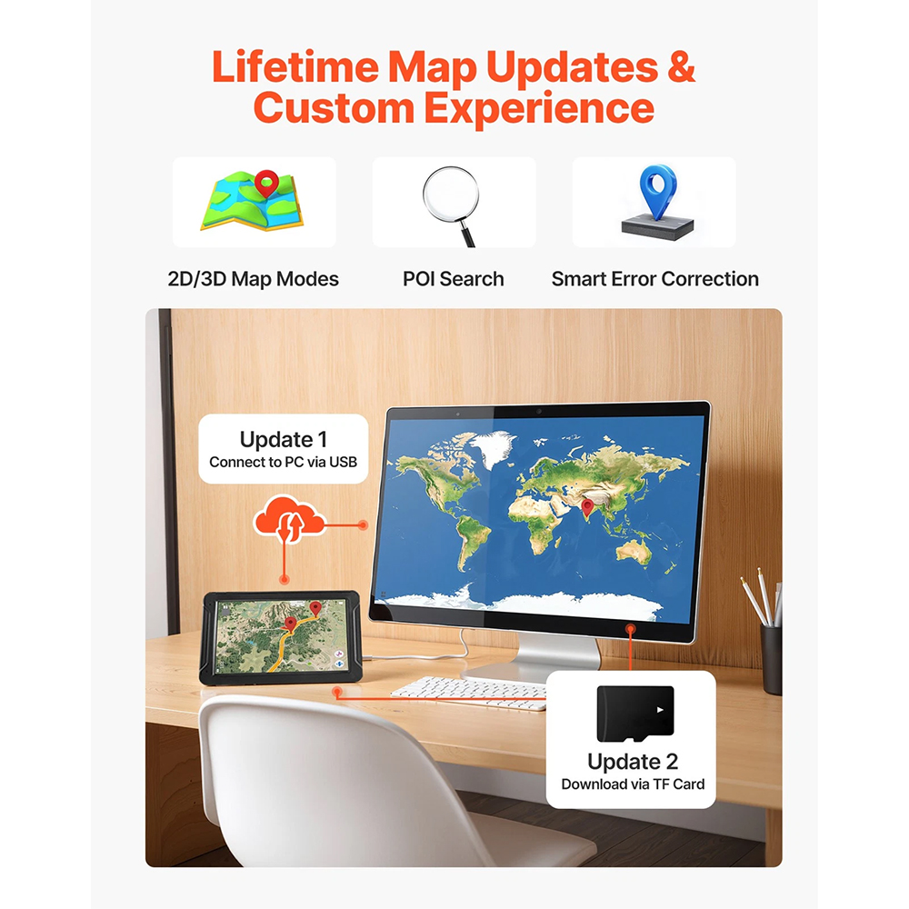 GPS Navigacija T31 JWD 9 inca 16GB crna