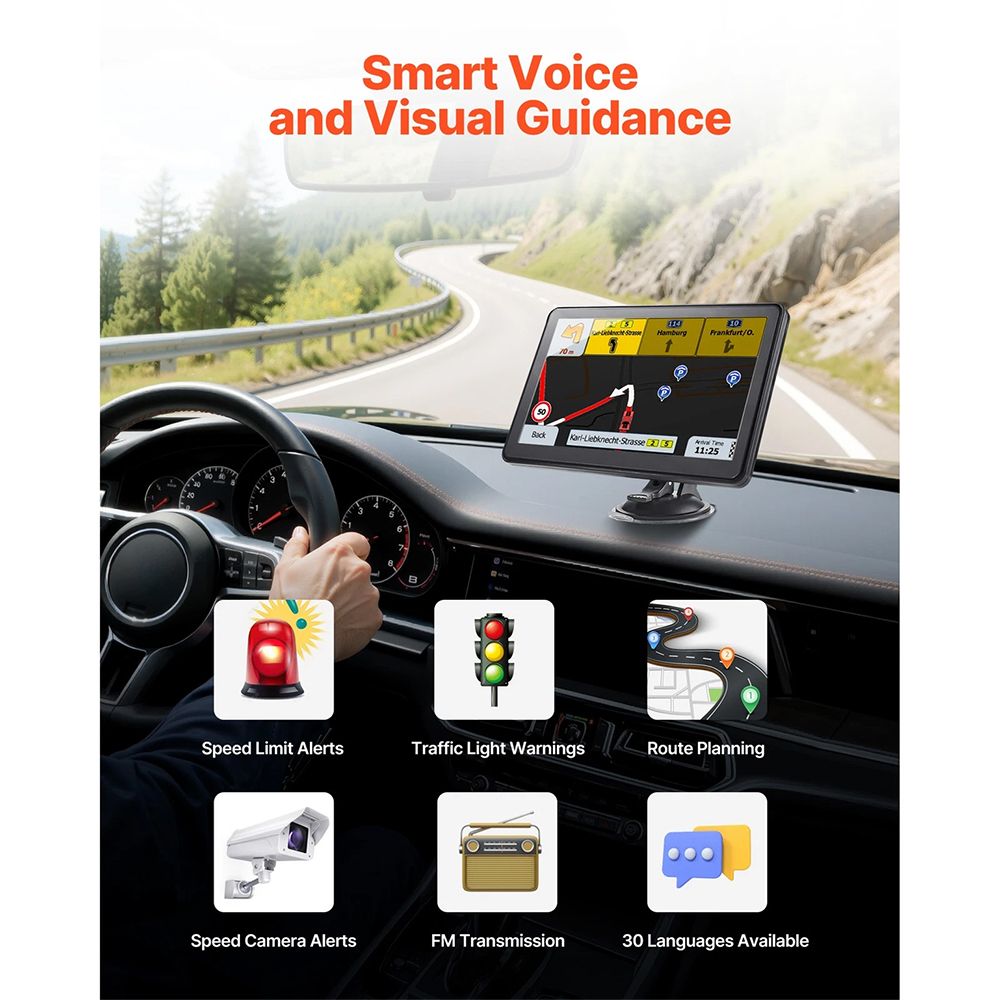 GPS Navigacija T31 JWD 9 inca 16GB crna