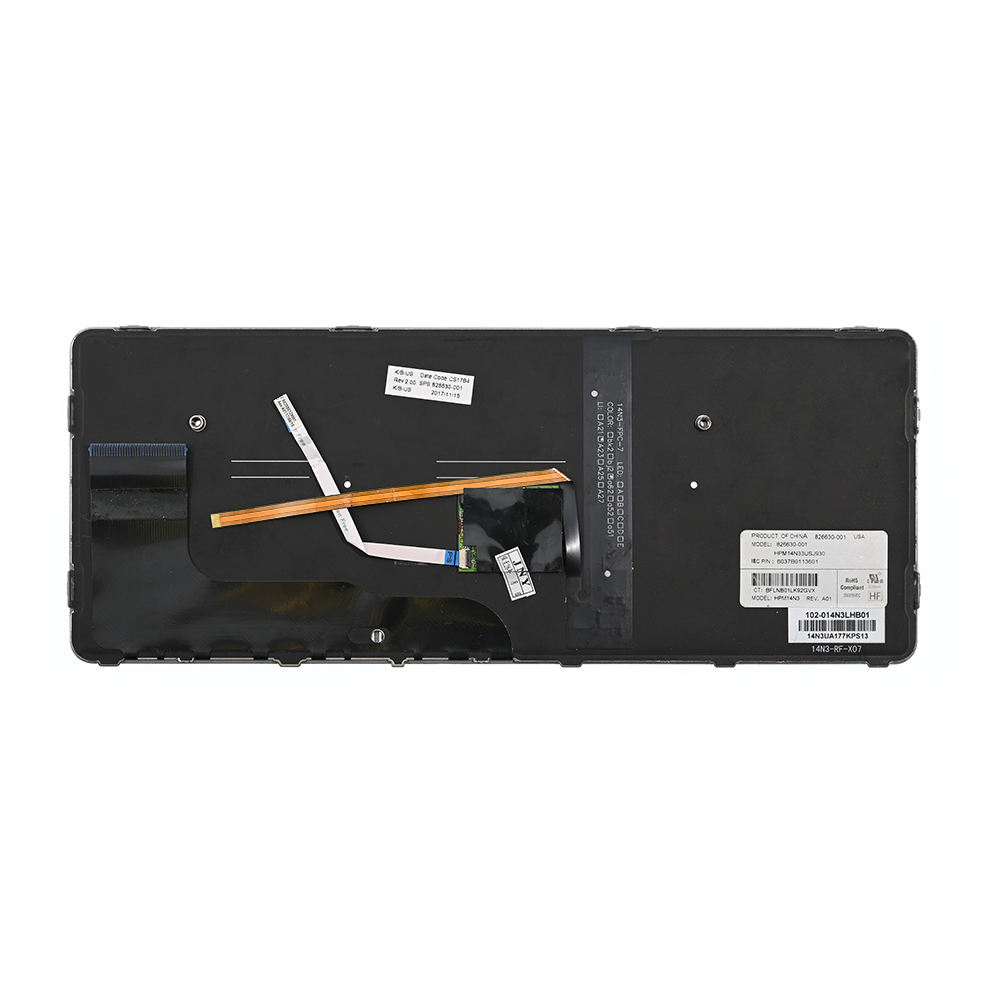 Tastatura za laptop HP 820 G3 sa misem sivi frejm