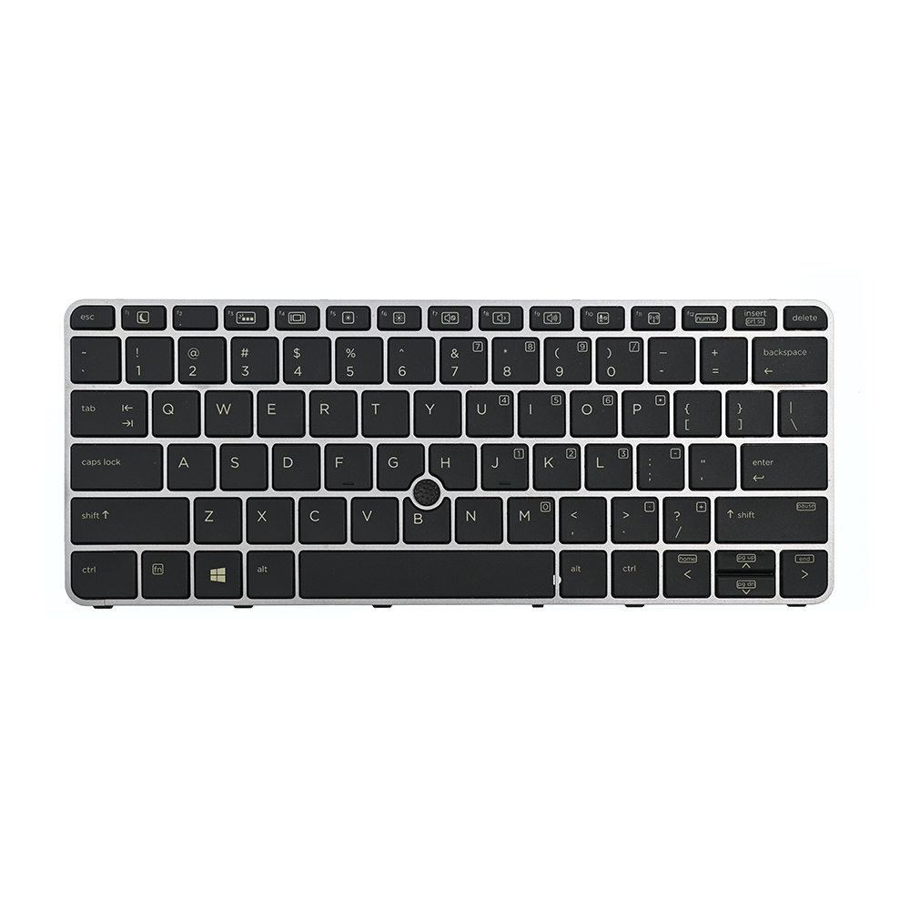 Tastatura za laptop HP 820 G3 sa misem sivi frejm