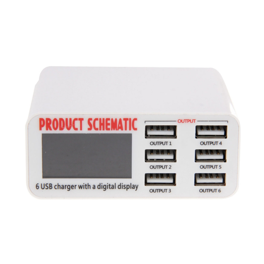 Mega-Idea multifunkcionalni desktop punjac sa WLX-899 (100W, 6 port)