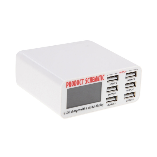 Mega-Idea multifunkcionalni desktop punjac sa WLX-899 (100W, 6 port)