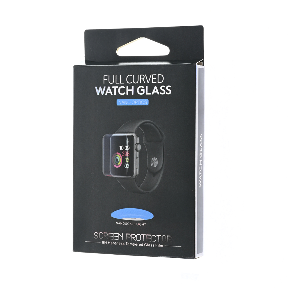 Zastitno staklo Tempered Glass Premium UV Glue Full Cover + Lampa za Apple Watch 10/11 42mm