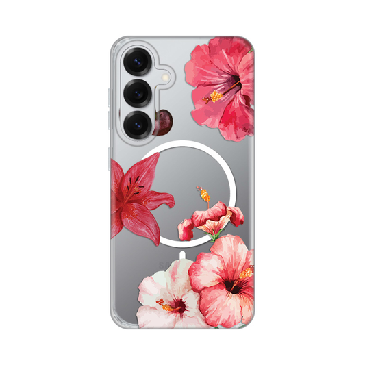 Torbica Print Magsafe za Samsung S931B Galaxy S25 Hibiscus