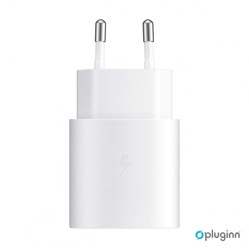 Kucni Punjac Pluginn AJ-25 KP-614C PD Fast 25W za Samsung sa PD Type C kablom CE beli