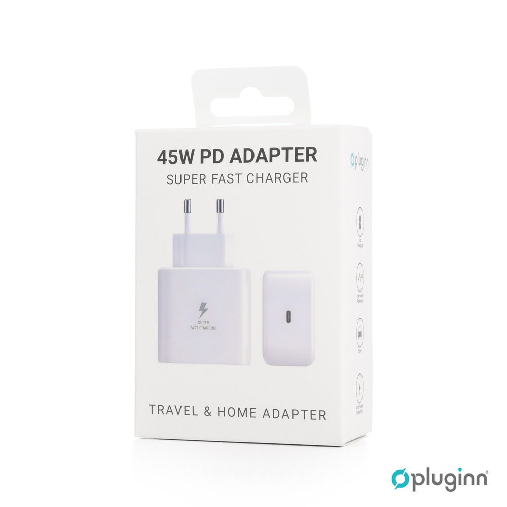 Kucni Punjac Pluginn AJ-45 KP45W PD Fast 45W za Samsung beli CE