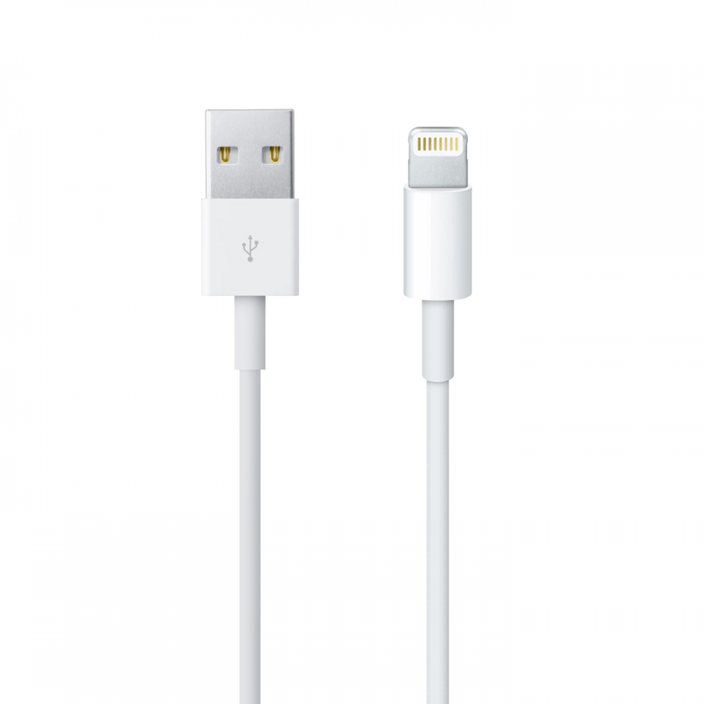 Data kabl L za iPhone 11-14 USB na Lightning beli 1m