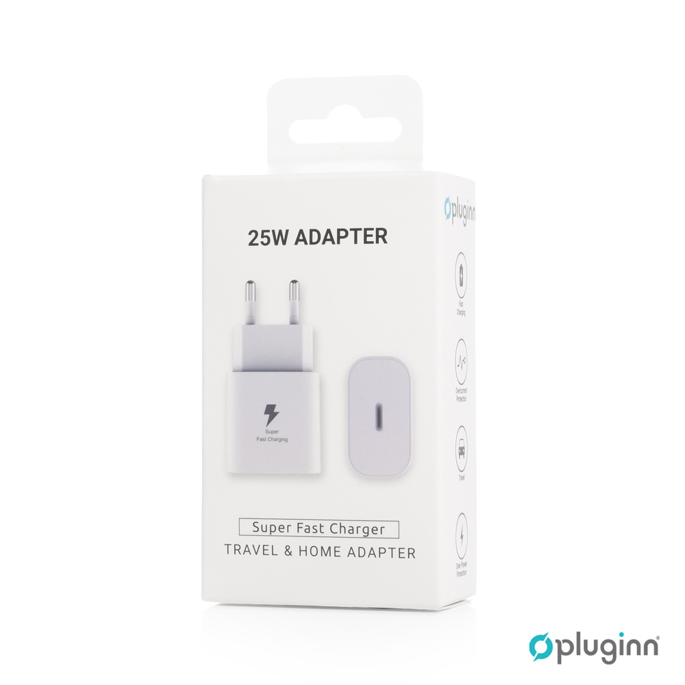 Kucni Punjac Pluginn AJ-25 KP-614C PD Fast 25W za Samsung beli CE