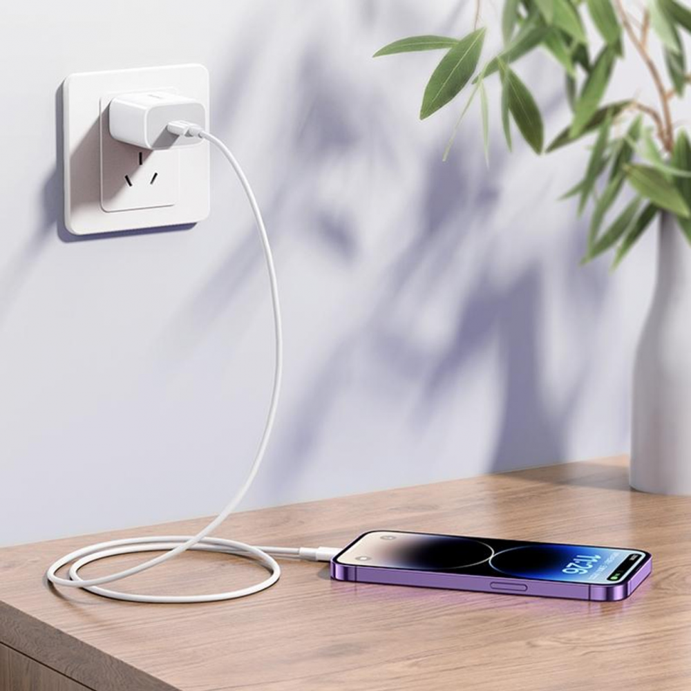 Data kabl REMAX RC-183i PD 30W Type C na iPhone lightning 2m beli