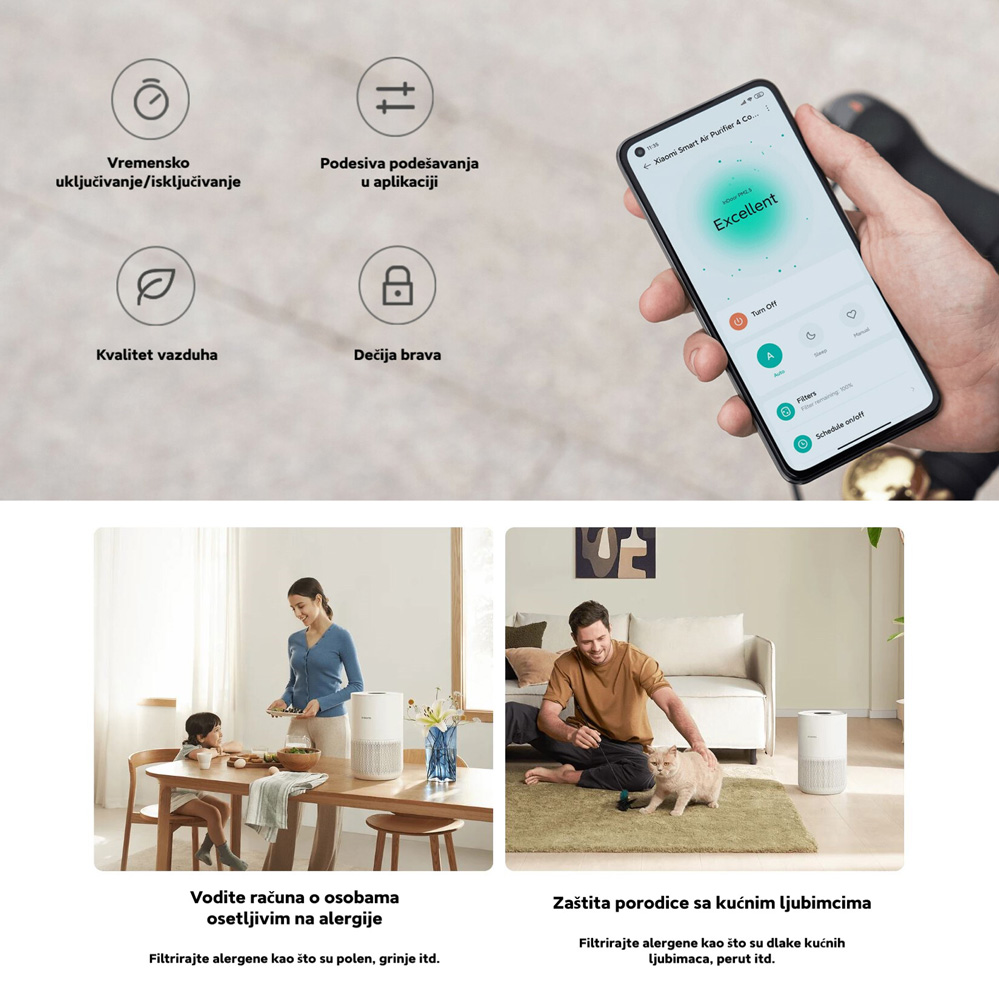 Preciscivac vazduha Xiaomi Smart Air Purifier 4 Compact