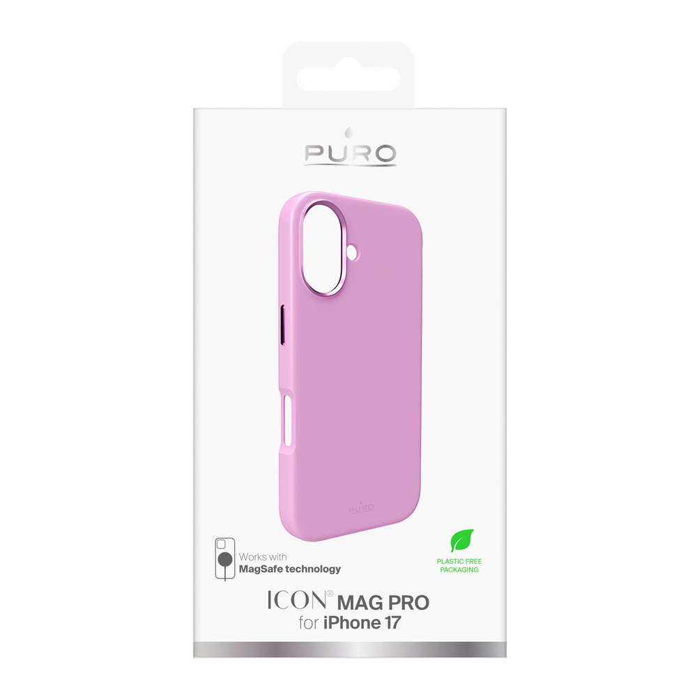 Torbica Puro ICON MAG PRO za iPhone 17 6.3 pink