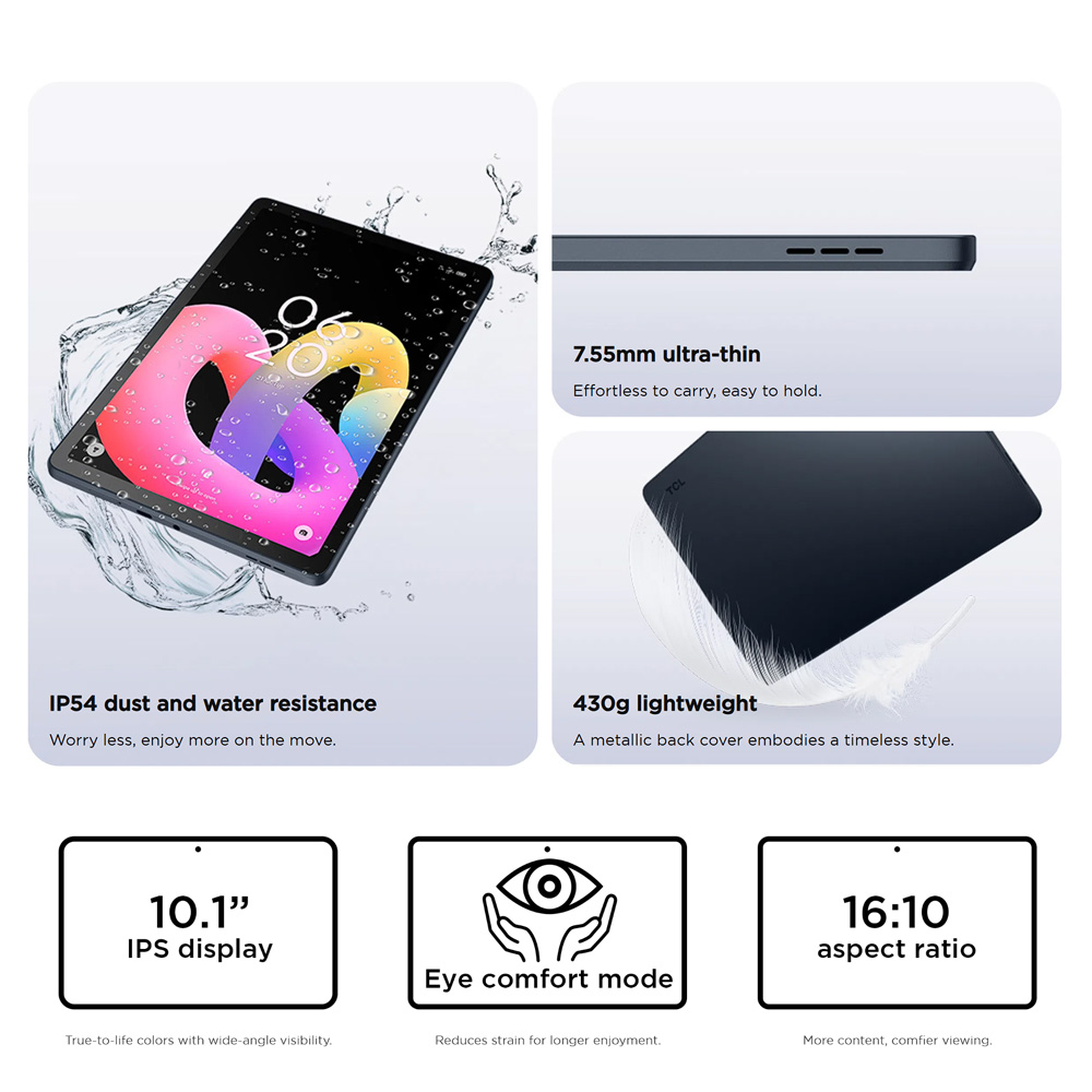 Tablet TCL Tab 10L Gen4 WiFi 10.1" 4GB/128GB