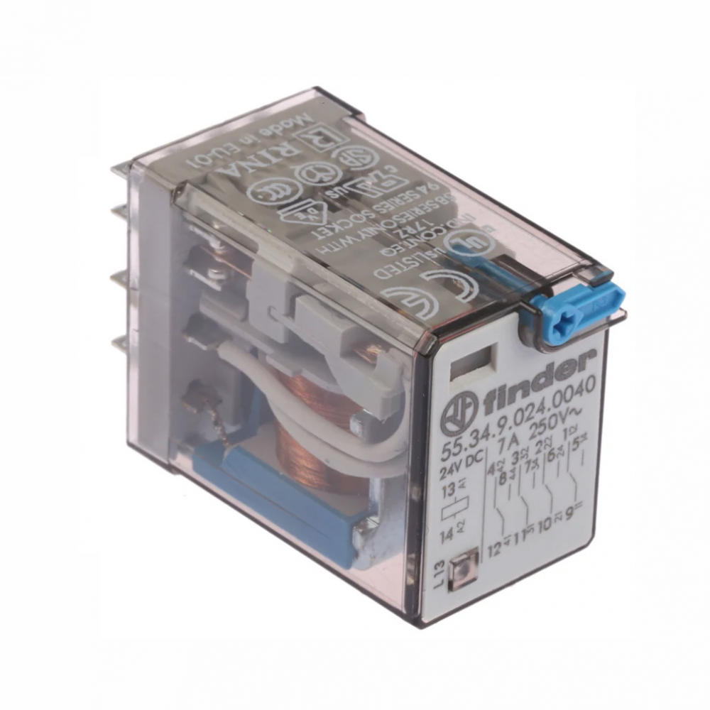 Univerzalni mini relej 4CO/7A, 24VDC, 55.34.9.024.0040