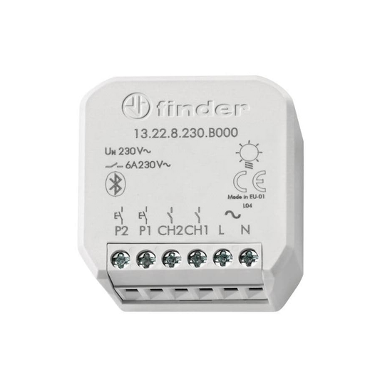 Multifunkcionalni relej Bluetooth, 2NO/6A, 230VAC, 13.22.8.230.B000