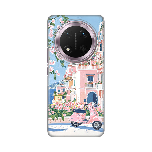 Torbica Silikonska Print za Honor Magic 7 Lite Pink Italy