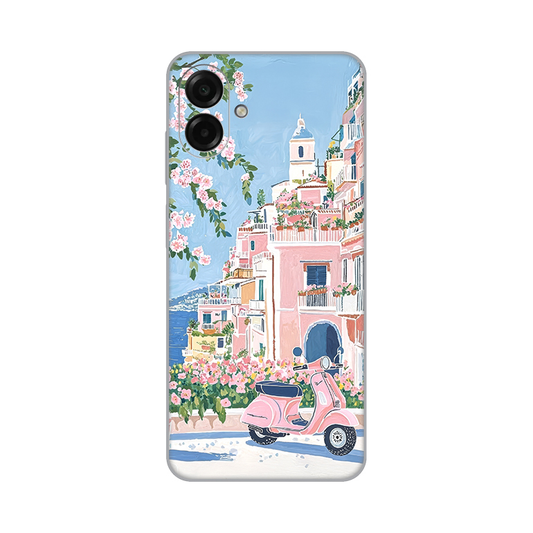Torbica Silikonska Print za Samsung A075F Galaxy A07 Pink Italy