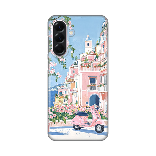 Torbica Silikonska Print za Samsung A566B Galaxy A56 5G Pink Italy