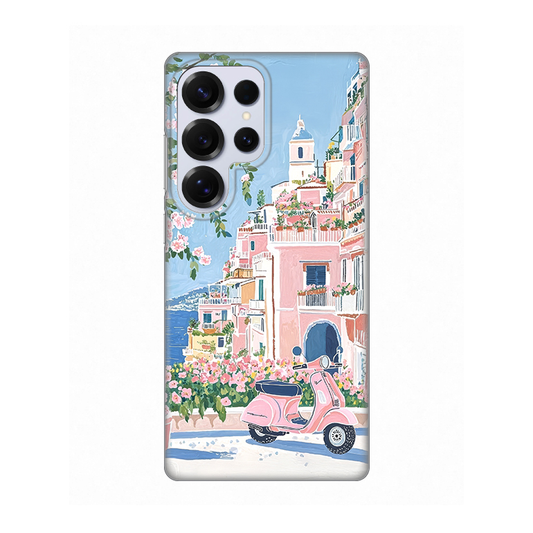 Torbica Silikonska Print za Samsung S938B Galaxy S25 Ultra Pink Italy