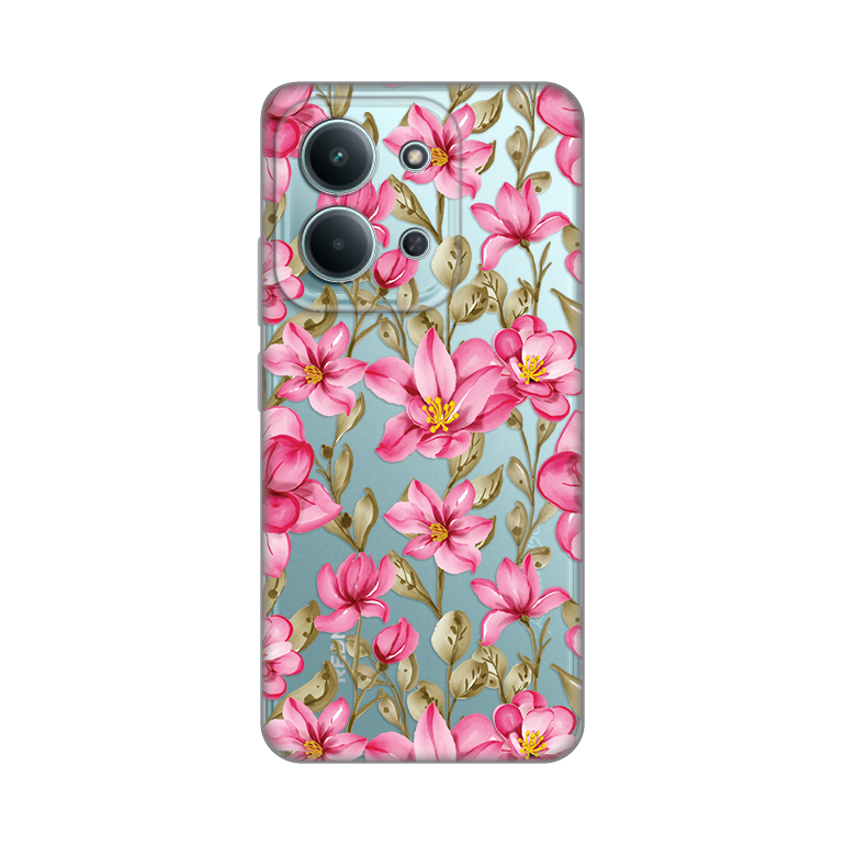 Torbica Silikonska Print za Xiaomi Redmi 15C 4G Magnolia