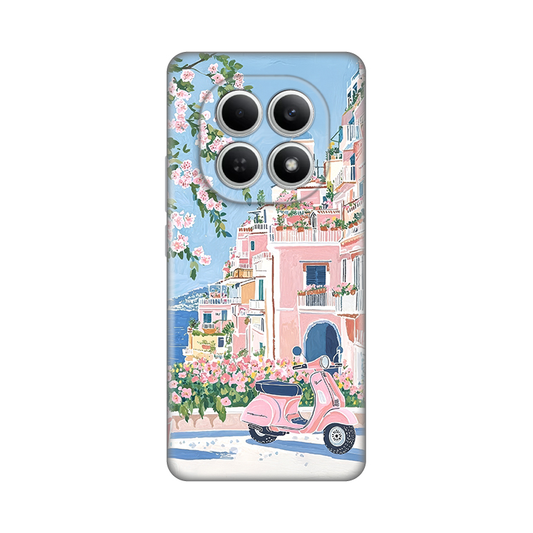 Torbica Silikonska Print za Xiaomi Redmi Note 15 4G Pink Italy