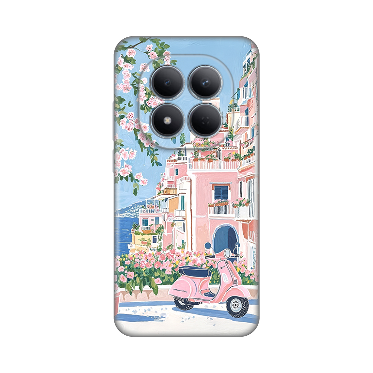 Torbica Silikonska Print za Xiaomi Redmi Note 15 Pro 5G Pink Italy