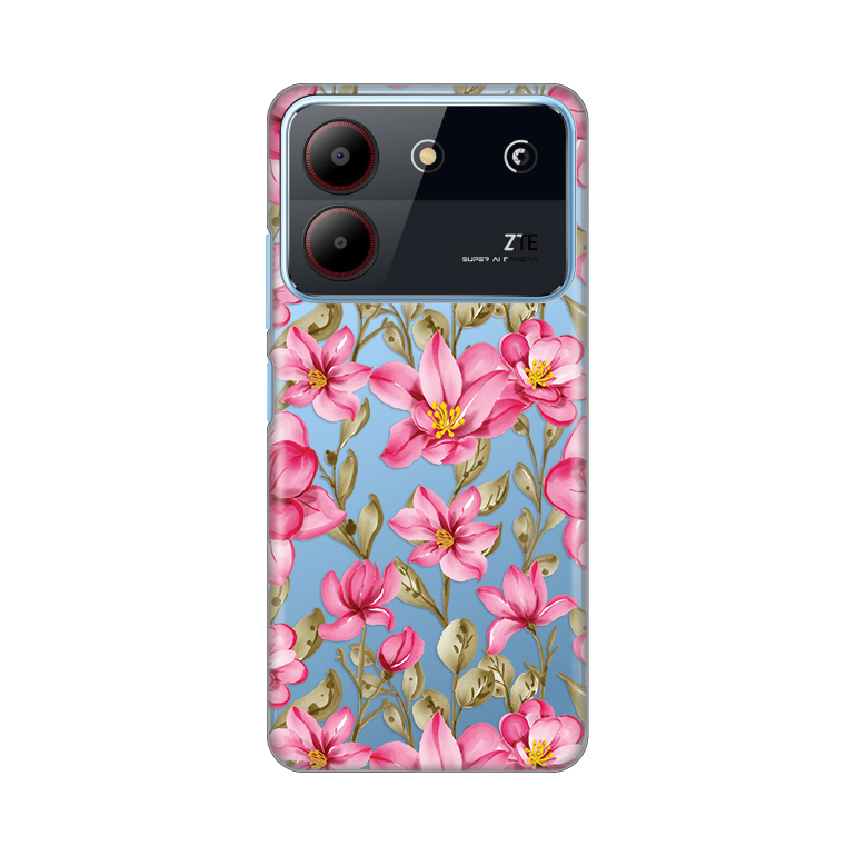 Torbica Silikonska Print za ZTE Blade A54 Magnolia