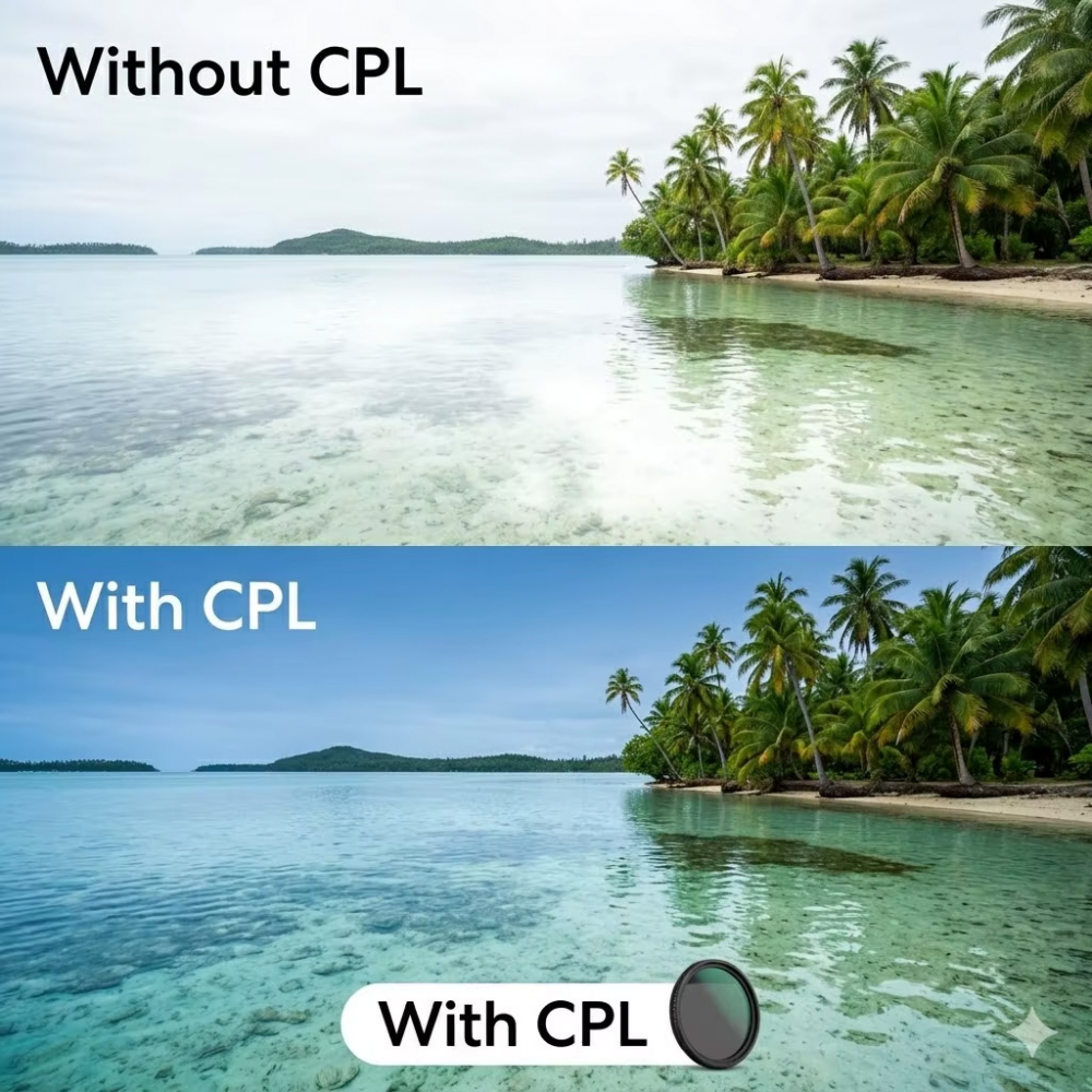 Filter CPL za kameru telefona JWD crni