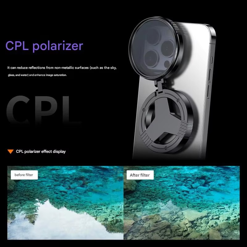 Filter CPL za kameru telefona JWD crni