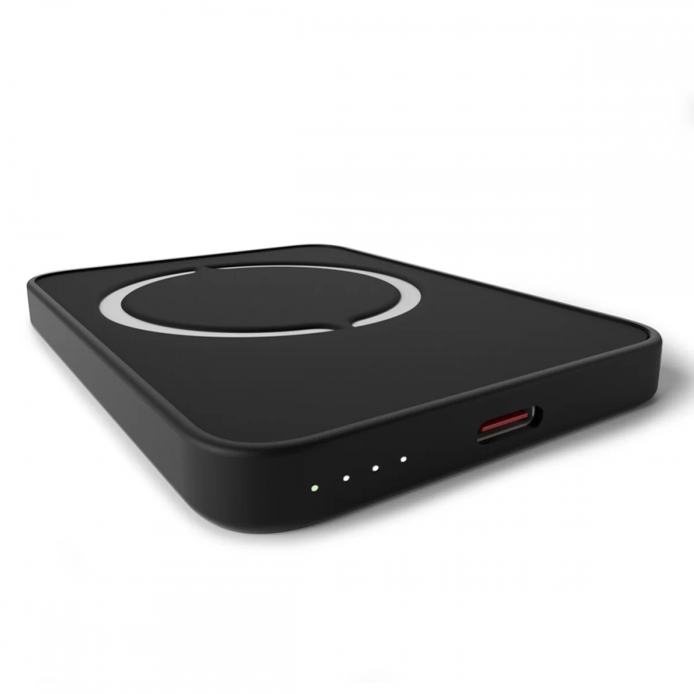 Power bank prenosiva baterija PURO Magsafe 4200mAh crna
