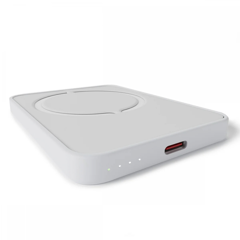 Power bank prenosiva baterija PURO Magsafe 4200mAh bela