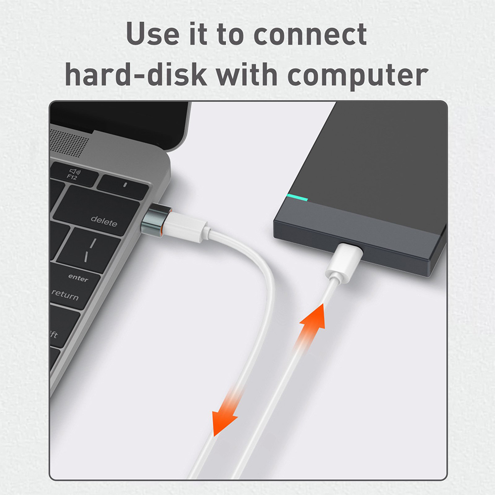 Adapter LDNIO LC150 Type C na USB sivi