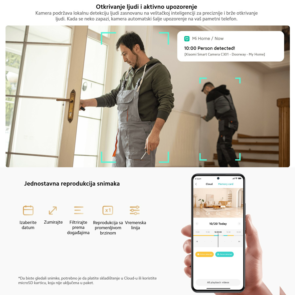 Kucna sigurnosna kamera Xiaomi Mi Smart C301