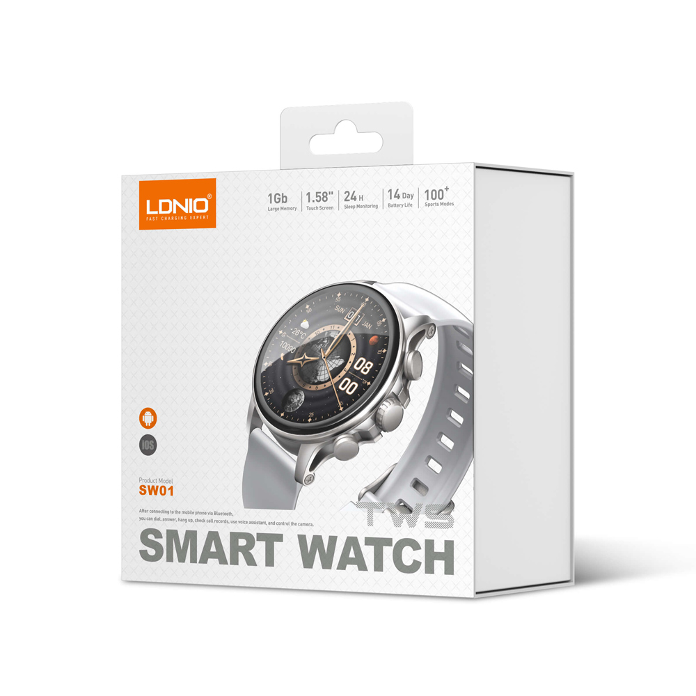 Smart Watch LDNIO SW01 crni