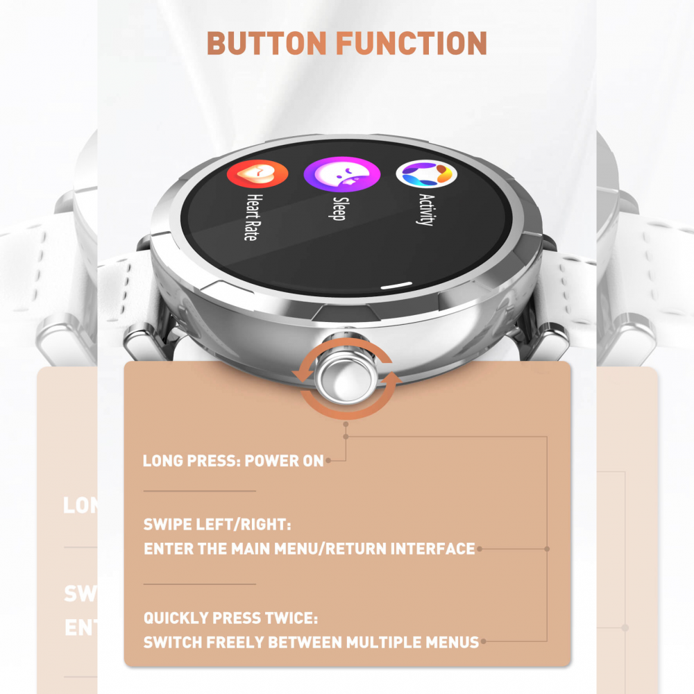 Smart Watch LDNIO SW02 srebrni