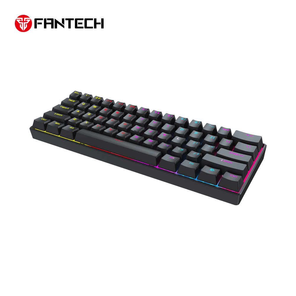 Tastatura Mehanicka Gaming Fantech MK211 RGB Atom61 crna (red switch)