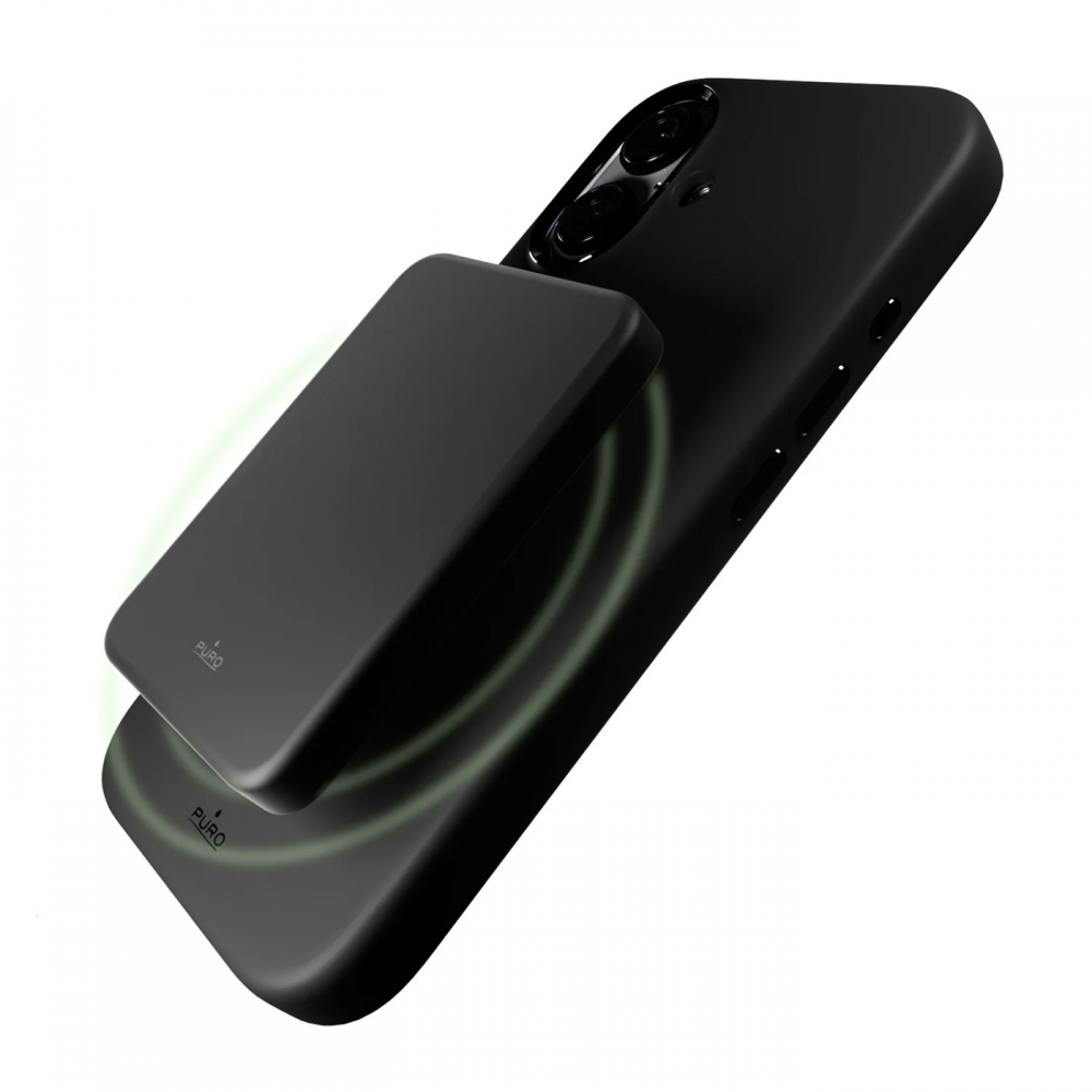 Torbica Puro ICON MAG PRO za iPhone 16 6.1 crna