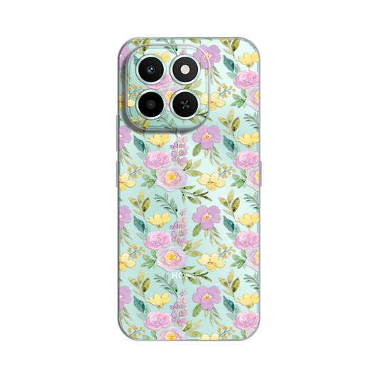 Torbica Silikonska Print Skin za Honor X6c Soft Flowers
