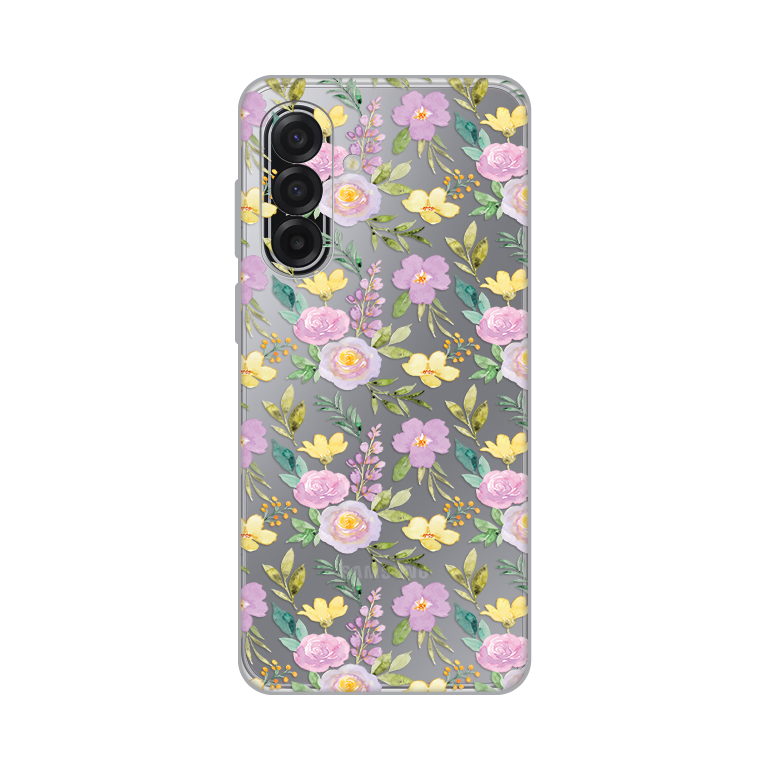 Torbica Silikonska Print Skin za Samsung A175F Galaxy A17 Soft Flowers
