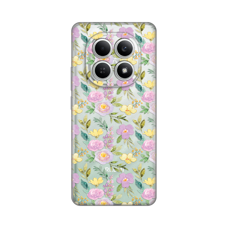 Torbica Silikonska Print Skin za Xiaomi Redmi Note 15 4G/5G Soft Flowers