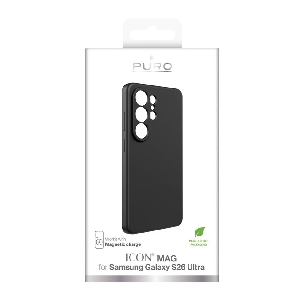 Torbica Puro ICON MAG za Samsung S948B Galaxy S26 Ultra crna