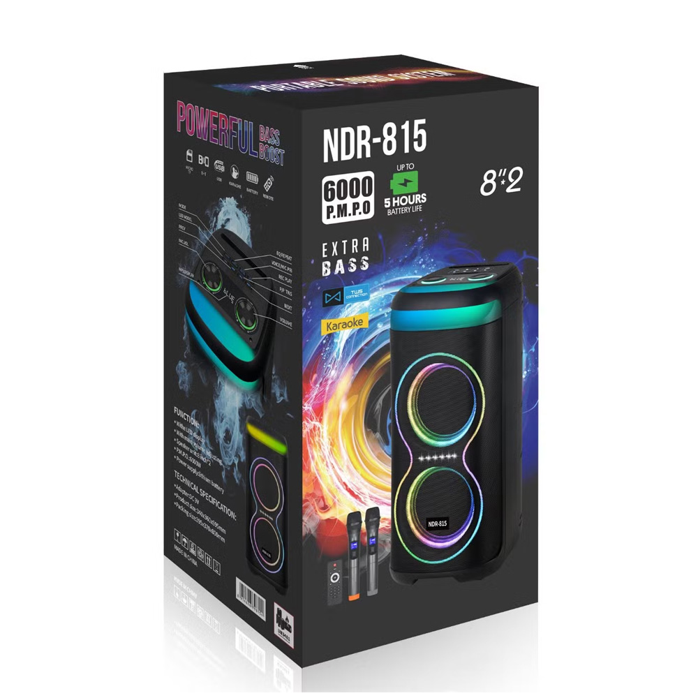 Bluetooth zvucnik NDR-815 50W crni