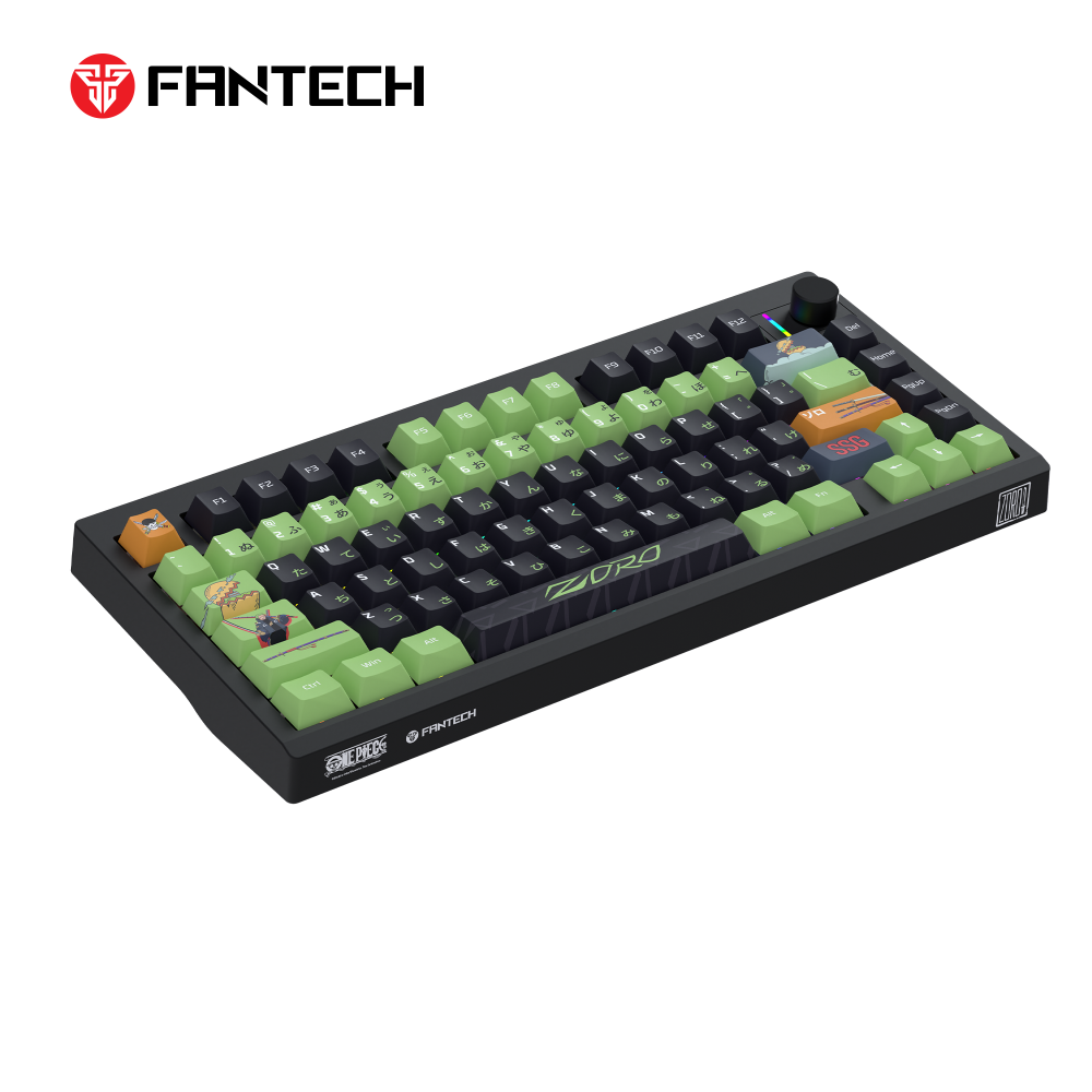Tastatura Mehanicka Gaming Fantech MK921 Maxfit 8 Wireless ONE PIECE - ZORO (white switch)