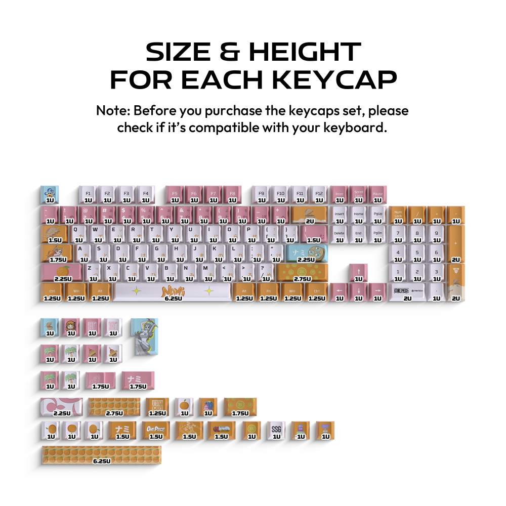 Kapice za tastaturu Fantech ACK03 ONE PIECE - NAMI