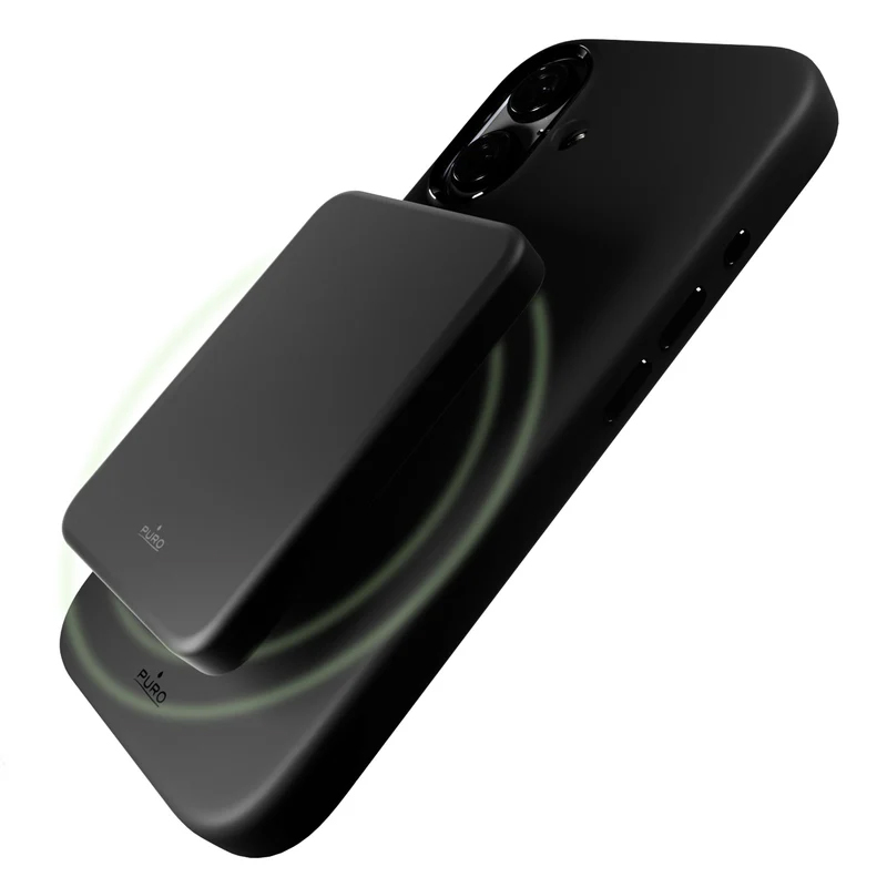 Torbica Puro ICON MAG PRO za iPhone 16 Pro 6.3 crna