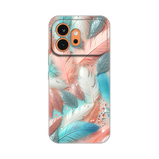 Torbica Silikonska Print za Honor 600 Pastel Feathers
