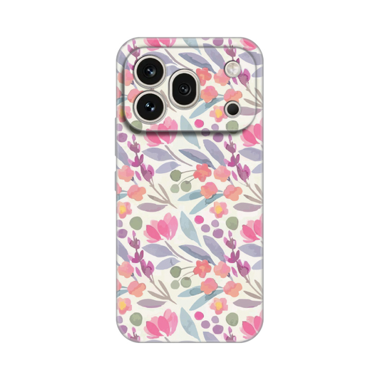 Torbica Silikonska Print za Honor 600 Pro Watercolor Flowers